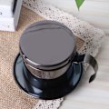 Miniatyrbillede 2 af 8: Bærbar dryp kaffemaskine i rustfrit stål til hjem, køkken, kontor og udendørs brug - Sort