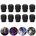 Miniatyrbillede 2 af 8: 10 STK. Pickup Switch Tip Cap Knop Elektrisk Guitar Del Tilbehør Knop Cap Sort