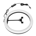 Miniatyrbilde 8 av 8: LED-sirkellys 1/4 tommers gjenget 162 LED energisparende lysperler Sirkellys med stativ for direktesending