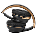 Pikkukuva 8 / 8: Langattomat Bluetooth stereokuulokkeet MP3 musiikkipeleihin Tietokoneet tukevat muistikorttia Musta kultainen