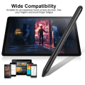 Miniatyrbilde 8 av 8: Dobbel bruk Kapasitiv Universal Touch Screen Pen Stylus for alle mobiltelefoner Nettbrett (svart)