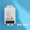 Miniatyrbillede 2 af 5: WIFI Smart Switch 30A Høj Effekt App Fjernbetjening Hjemmeautomationsstik Hvid