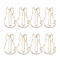 Miniatyrbillede 1 af 7: 12 stk Clip Katteformet Unik Stilfuld MultiFunction Tykket Papir Clip 3x2cm