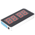 Miniatyrbild 8 av 8: Modern USB-driven lysande LED-klocka för hem, vardagsrum, kök, kontor, DC5V EU-kontakt 110-220V