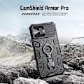 Miniatyrbillede 3 af 5: Nillkin Camshield Armor Pro Telefoncover til iPhone 14 Pro - Anti-Drop Cover med Støttefod Sort