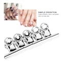 Miniatyrbild 5 av 6: 5 st rostfritt stål C Curve nagelförlängningsklämmor - multifunktionella nail art