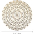 Pikkukuva 2 / 5: Pyöreät Pöytätabletit, 6 kpl Lämmöneristetyt Tahroja hylkivät Pöytätabletit Geometrisellä Mandala-kuviolla, Pöytäaluset Kotiin Ravintolaan Ruokailuun