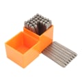 Miniatyrbillede 5 af 8: 36 stk metal bogstavstempler 1,2 tommer bogstaver nummer høj kulstofstål høj hårdhed metal nummer stempler til læder træ DIY