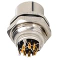 Miniatyrbilde 2 av 8: Panelmontert stikkontakt hulltype vanntett elektrisk kabel hurtiggjengekontakt M12‑B‑S8X