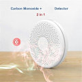 Miniatyrbild 3 av 5: Tuya WiFi Kolmonoxid Rökdetektor 2-I-1 Röksensor Smart Life APP Kontroll Brandlarm Säkerhet
