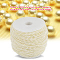 Miniatyrbild 5 av 8: 100m/rulle Imitation Pearl Wire Beads Garland String DIY Bröllopsdekoration 2,5 mm (beige)
