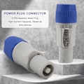 Pikkukuva 2 / 5: 10 kpl/erä Nac3fca Speakon-liitin 3-nastainen uros Powercon-liitin 20a 250v Ac virtaliitin valkoinen-DT