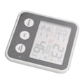 Miniatyrbild 7 av 8: Rumstermometer 3,7 tum LCD-skärm Hög noggrannhet Komfortnivåindikator Fuktighetssensor för hem kök kontor Svart