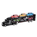 Miniatyrbilde 7 av 8: 1:48 Biler Transport Lastebil Leke Modell Legering Avtakbar Seks Biler Barn Transport Kjøretøy Simulering Modell for 3 År Gamle + (Svart )
