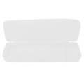Miniatyrbilde 1 av 8: Manual Razor Travel Case Portable Transparent Pustende barberhåndtak Oppbevaringsbeskyttelsesboks