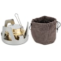 Miniatyrbild 1 av 8: Bärbar utomhus picknick spis mini spritbrännare för utomhus camping vandring backpackingSilver