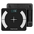 Miniatyrbillede 2 af 8: Bluetooth kropsfedt skala LCD digital badevægt med smartphone app