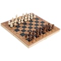 Miniatyrbild 4 av 8: 3 i 1 Multifunktionell Fällbar Trä Schack Damspel Brädspel Bärbar Damspel Set