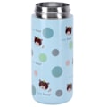 Miniatyrbild 6 av 8: Cartoon Animal Vattenkopp 304 Rostfritt Stål Originalitet Studsa Knapp Mugg för KvinnligBlå 350‑500ml