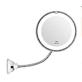 Miniatyrbild 1 av 5: Flexibel Svanhals 29 cm 10 X Förstorande LED-belyst Spegel