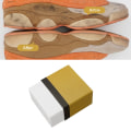 Miniatyrbillede 6 af 8: Sneaker rengøring viskelæder Bærbar Fjern pletter Multifunktions sko rengøring viskelæder til skoStor terning 86g/3.0oz