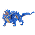 Miniatyrbilde 1 av 8: Kinesisk dragefigurmodell Lykkebringende mytisk kinesisk dragefigur statue Hjemmedekorasjon 3 år gammel (blå)