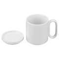 Miniatyrbillede 3 af 8: Elektrisk kaffeværmer hjerteformet 2 konstant temperaturindstillinger krusvarmer med kop til te mælk telefon headset 110‑220V EU stik