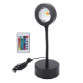Miniatyrbilde 2 av 8: Solnedgangsprojeksjonslampe 64 farger 360 graders slange USB-plugg Fjernkontroll Sollyslampe for rominnredning