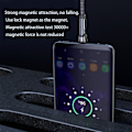 Miniatyrbild 3 av 8: Magnetisk laddningskabel Typ C Laddningskabel Magnet Laddningssladd USB C Laddningskabel