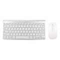 Miniatyrbild 7 av 8: Tangentbord Mus Set 2.4G trådlöst 78 nycklar USB Tunna Etsade Keycaps Ergonomi Mute Button Datortangentbord Mus Silver