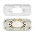 Miniatyrbillede 2 af 4: 2 stk. Bi-Pol Inter Vippekontakt 6A 250V Rocker Switch Lysdæmper/Kontakt til Lampe, Hvid_SZXM