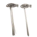 Miniatyrbillede 8 af 8: 20 stk. bordkortholder unikt design holdbart premium metal antioxidation Bred applikations navnekort klips