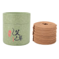 Miniatyrbillede 2 af 8: 48 tallerkener/æske Natural Coil Røgelse Aromaterapi Hjem Indendørs 4 timer Sandeltræ Røgelse Coil (#4)