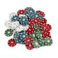 Pikkukuva 4 / 8: 100 kpl / Box Pokerimerkit Professional Family Educational Digital Chips Set