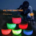 Miniatyrbillede 5 af 8: LED-armbånd USB genopladeligt lys op-armbånd Natsikkerhedsudstyr til udendørs jogging Løb Cykling Camping Sport