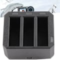 Miniatyrbilde 4 av 8: 3 spor batteriholder Bær hurtiglading multifunksjons ladeveske Passer til OSMO ACTION
