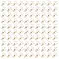 Miniatyrbild 1 av 8: 100 st Bindeklipp söta tecknade kattform metall ihåliga långa svansklipp pappersklämmor kontorsmaterial guld