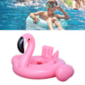 Miniatyrbillede 7 af 8: Sød udseende svømmeflådring i PVC, let og bærbar babysvømmeflådring med sæde til strand og pool
