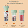 Miniatyrbillede 4 af 5: Genopladelig juicekop Mini elektrisk juicer Lille bærbar juicer Multifunktionel frugtblender til husholdningsbrug