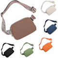 Pikkukuva 1 / 5: Vyölaukku naisille ja miehille, muodikas crossbody-vyölaukku vedenpitävä mini vyötärölaukku säädettävällä hihnalla juoksuun, patikointiin, kävelyyn
