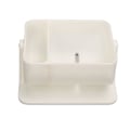 Miniatyrbillede 6 af 8: Vægmonteret makeup svampeholder med roterende bundafløbshuller design selvklæbende pudderpuffholder til badeværelse soveværelse