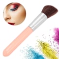 Miniatyrbillede 7 af 8: Vifteformet makeupbørste blød nylonhår løs pudder blush foundation fremhævningsbørste