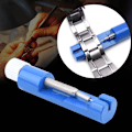 Miniatyrbild 5 av 6: Metall justerbart watch Armband Link Pin Remover Reparationsverktygssats (blå)