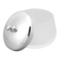 Miniatyrbillede 5 af 8: Nail Art Cup Udsøgt Frosted Glas Negle Dappen Fad med Metal Låg til Manicure Shop Salon