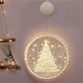 Miniatyrbilde 1 av 4: Dekorative LED-julelys, Julelys til rom, Vindushagedekorasjon Modelllys 22cm (Juletre)