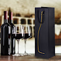Miniatyrbillede 5 af 5: 10 flaskeposer gaveposer til vin, prosecco og champagne 40 x 12 x 9 cm - silhuet