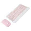 Miniatyrbillede 8 af 8: Trådløst tastatur og mus-kombination - bærbar matchende tastatur og mus til pc-bærbar computer i pink