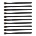 Miniatyrbild 3 av 8: 10 st Flat Head Eyeliner Brush Professional Ultratunt mjukt hår Brow Liner Brush Eyeliner Tool