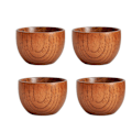 Miniatyrbillede 1 af 5: 4 x Mini Trækop Håndlavet Kaffe Te Øl Juice Mælk Krus 75ml