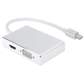 Miniatyrbild 3 av 8: 4-i-1-adapter Mini DP till VGA/DVI/DP/ för HDMI-adapterkonverter för dator